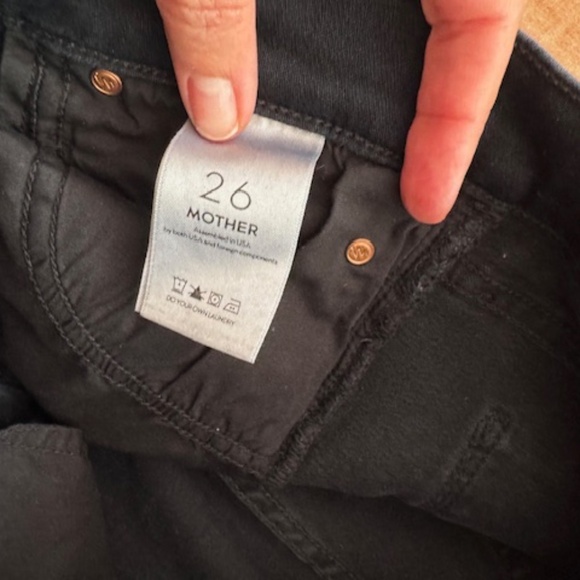 MOTHER jeans, The Rascal Ankle Snippet, Size 26 Black - Picture 4 of 4